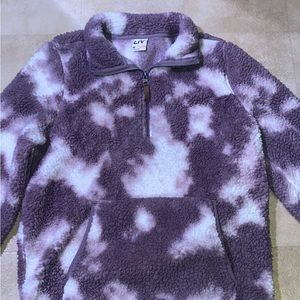 Tie Dye Sherpa Fleece